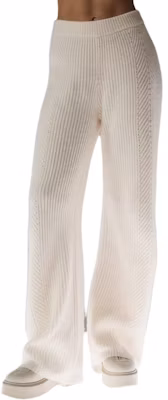 (Women) Alo Yoga Solid Wide-Leg Relaxed Pants Ivory White W54200P-03299 Buy (Women) Alo Yoga Solid Wide-Leg Relaxed Pants Ivory White W54200P-03299