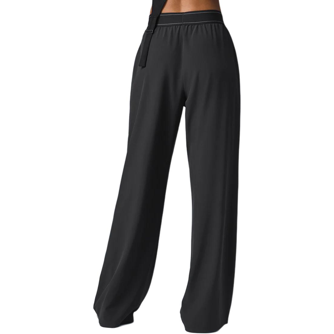 Lookbook (W) Alo Yoga 女士高腰宽松弹力阔腿裤。 W54187R