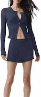 (Women) Alo Yoga Sunlit Cardigan Breathable Sheer Loose Knit Long-Sleeve Sweater W31068R (Women) Alo Yoga Sunlit Cardigan Breathable Sheer Loose Knit Long-Sleeve Sweater W31068R
