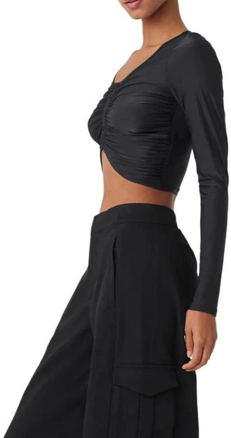 women-alo-yoga-v-neck-slim-fit-crop-top-black-w3806-r
