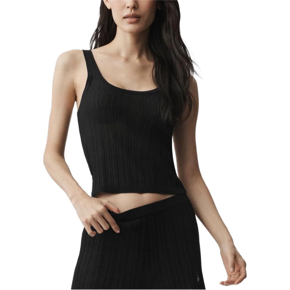 (Women) Alo Yoga Venus Solid Sheer Pullover Tank Top W2832R