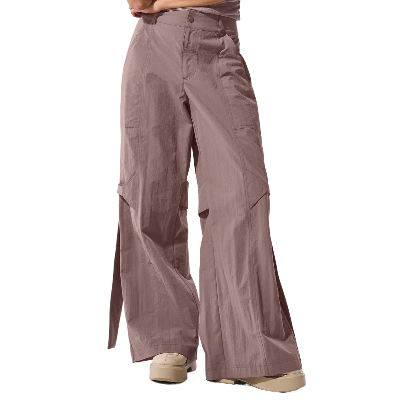 (Women) Alo Yoga Voyager High-Waist Wide-Leg Relaxed Pants W54156R
