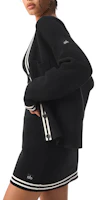 Lookbook (Women) Alo Yoga Women’s Knit Cardigan with Striped Pocket and Button Design. w3847r