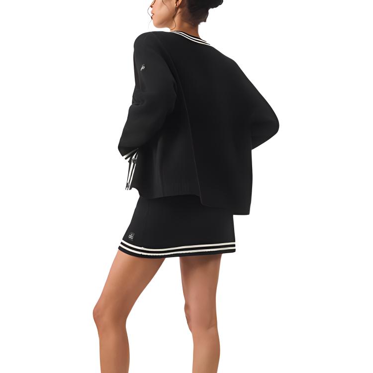 Shop (W) Alo Yoga 女款针织开衫 条纹口袋 按扣设计。 w3847r