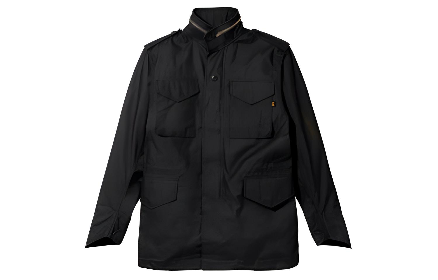 (Women) Alpha Industries SS23 Solid Black Zip-Up Hoodie Jacket MJM24000C1-BLACK