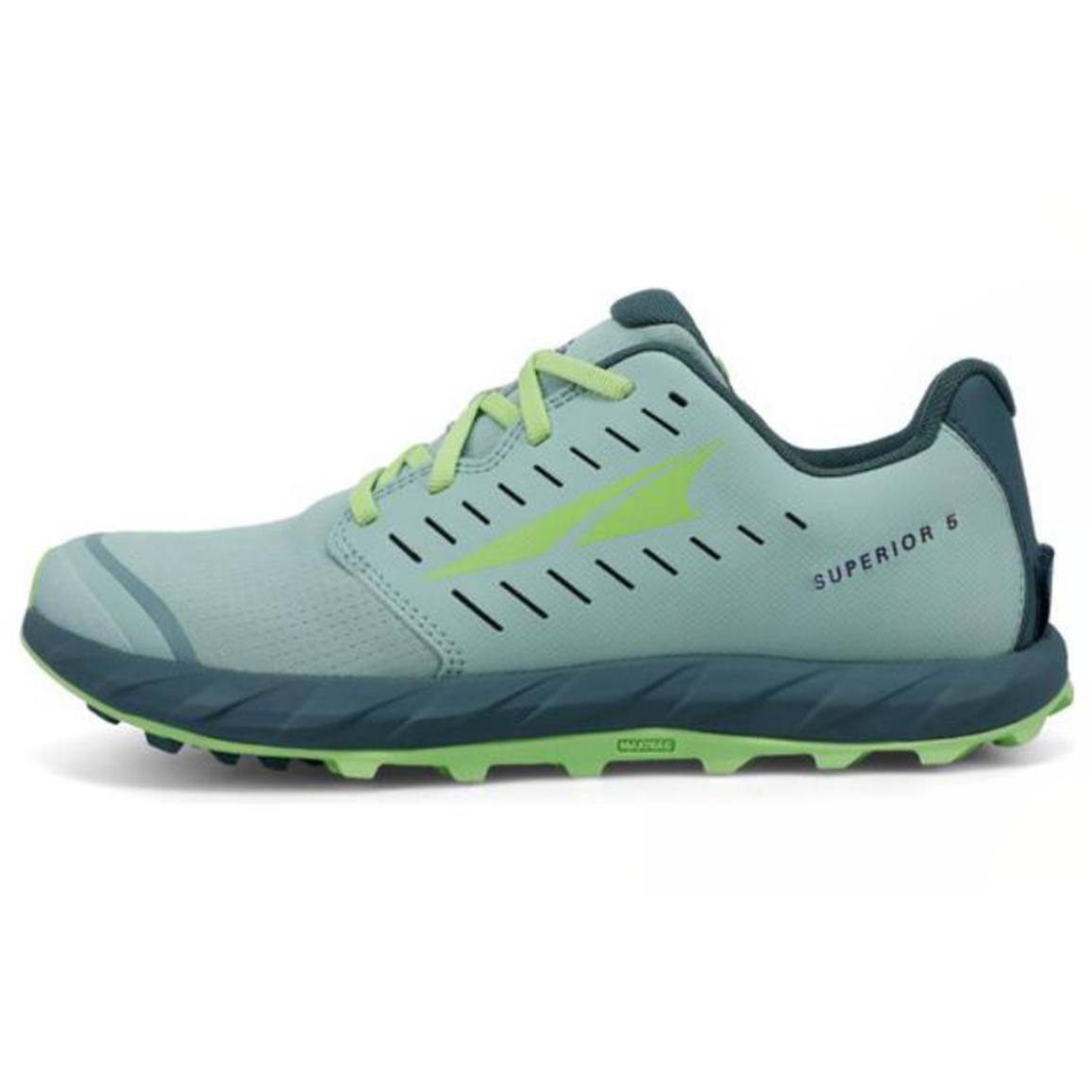 (W) Altra Superior 5 Emerald Green Outdoor Shoes - Lightweight & Cushioned