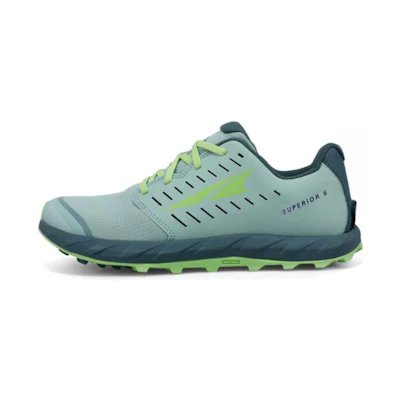 (W) Altra Superior 5 Emerald Green Outdoor Shoes - Lightweight & Cushioned