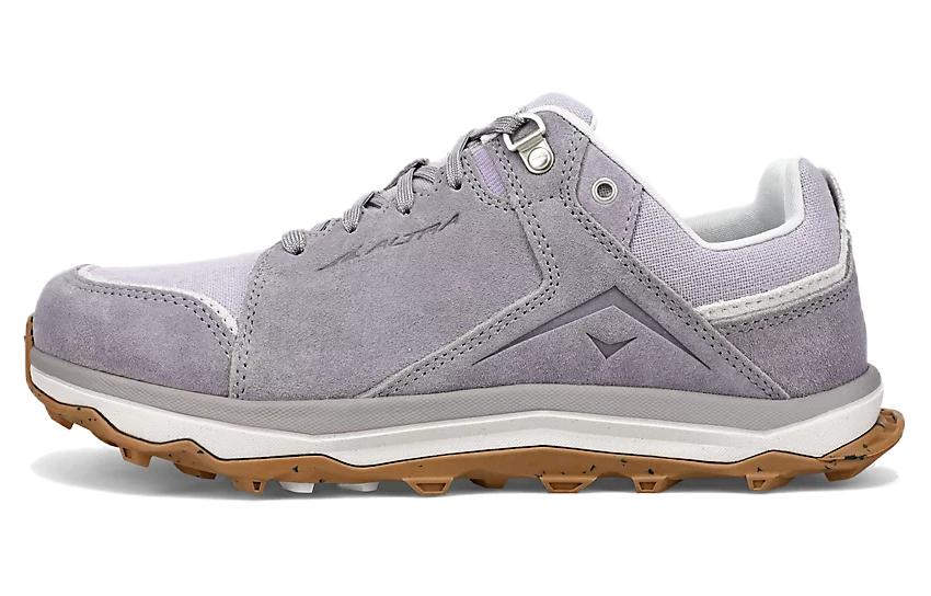 (Women) Altra Lone Peak Alpine Grey-White Hiking Shoes - Anti-Slip, Durable. AL0A5482254