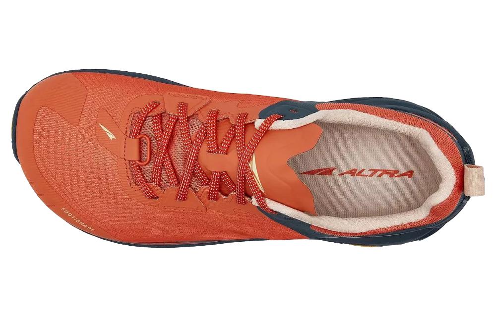 Lookbook (W) Altra Olympus 4.0 Hardloopschoenen - Schokabsorberend, Oranje/Blauw AL0A4VQW447