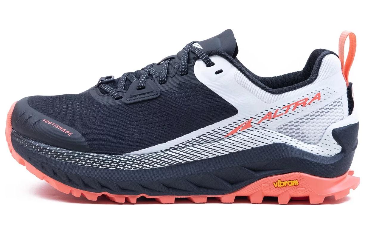 (Women) Altra Olympus 4 Black/White Lightweight Cushioned Running Shoes AL0A4VQW010