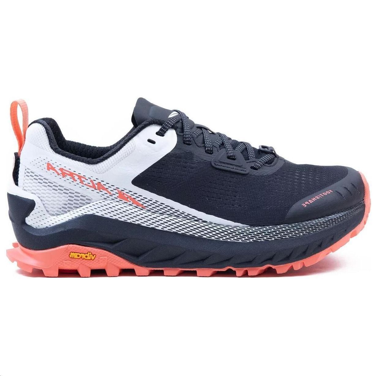 Order (W) Altra Olympus 4 Zwart/Wit Lichtgewicht Gevoerde Hardloopschoenen AL0A4VQW010