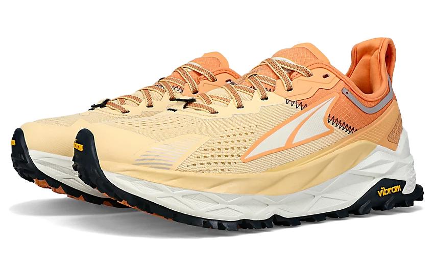 Lookbook (W) Altra Olympus 5 Laufschuhe - Orange/Gelb Dämpfung Rutschfest AL0A7R74880