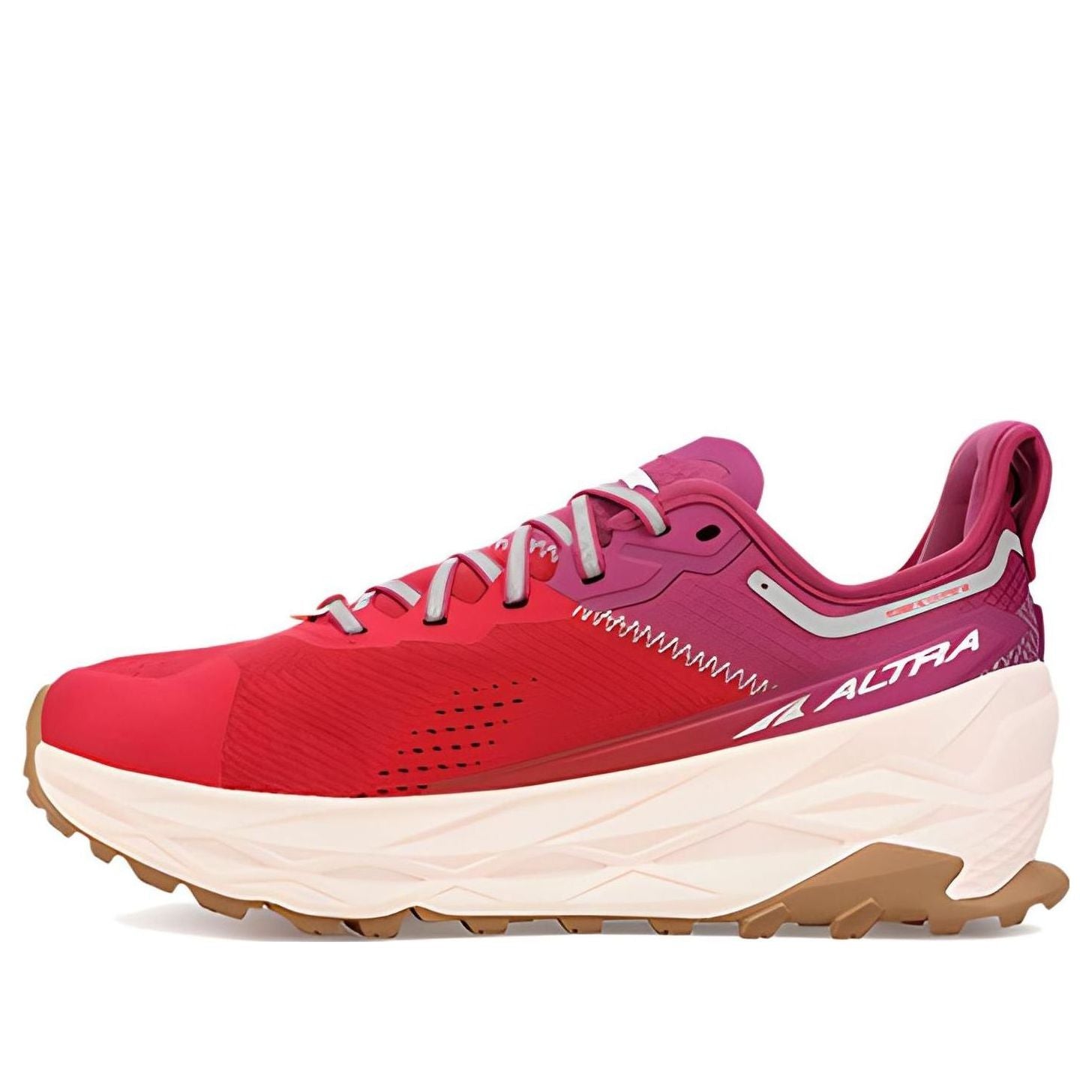 (Women) Altra Olympus 5 Running Shoes 'Red' AL0A7R74664