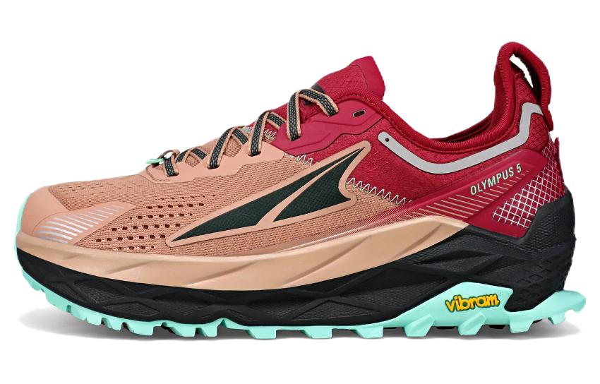 Buy (W) Altra Olympus 5 Trailrunning-Schuhe Rot/Braun/Blau AL0A7R74961