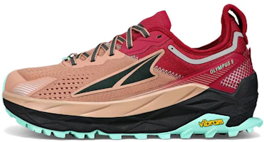 (Women) Altra Olympus 5 Trail Running Shoes Red/Brown/Blue AL0A7R74961 (Women) Altra Olympus 5 Trail Running Shoes Red/Brown/Blue AL0A7R74961