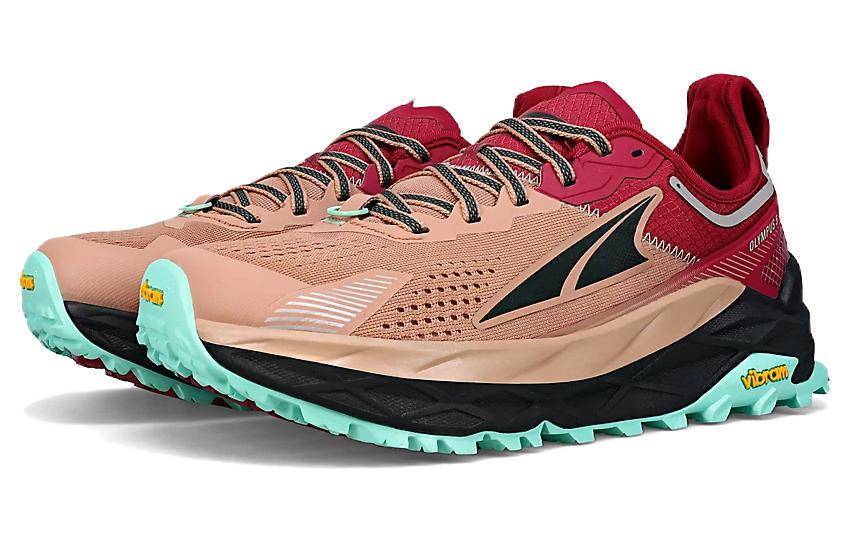 Lookbook (W) Altra Olympus 5 Trailrunning-Schuhe Rot/Braun/Blau AL0A7R74961
