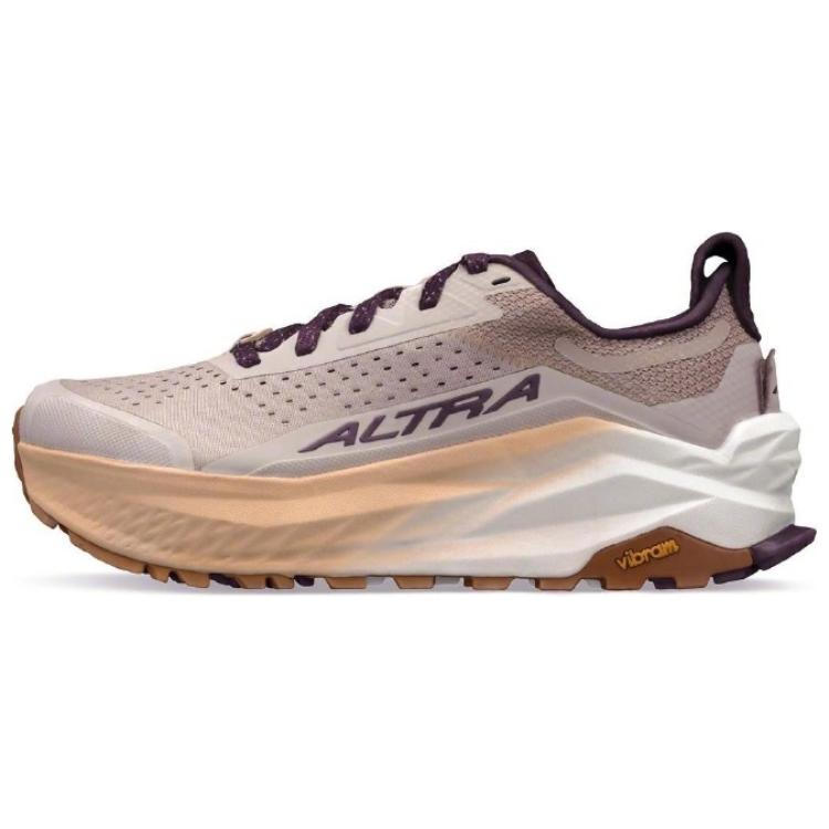 (Women) Altra Olympus 6 Non-Slip Trail Running Shoes Brown AL0A85NK923