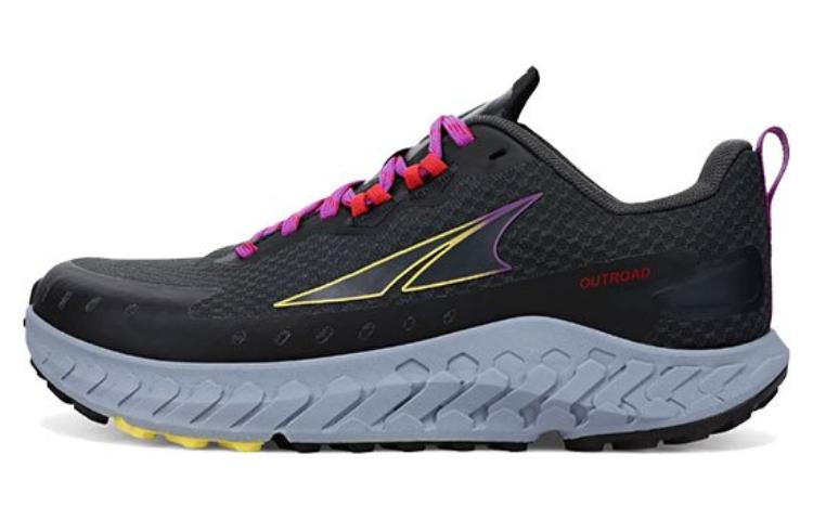 (Women) Altra Outroad Low-Top Running Shoes Grey Blue AL0A7R72241