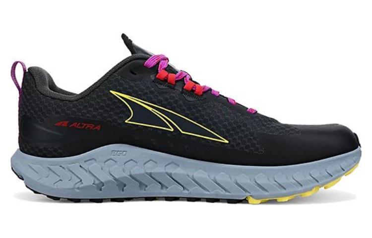 Lookbook (W) Altra Outroad Sepatu Lari Low-Top Abu-Abu Biru AL0A7R72241