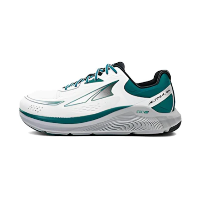 (W) Altra Paradigm 6 Running Shoes White Green Anti-Slip Cushioning