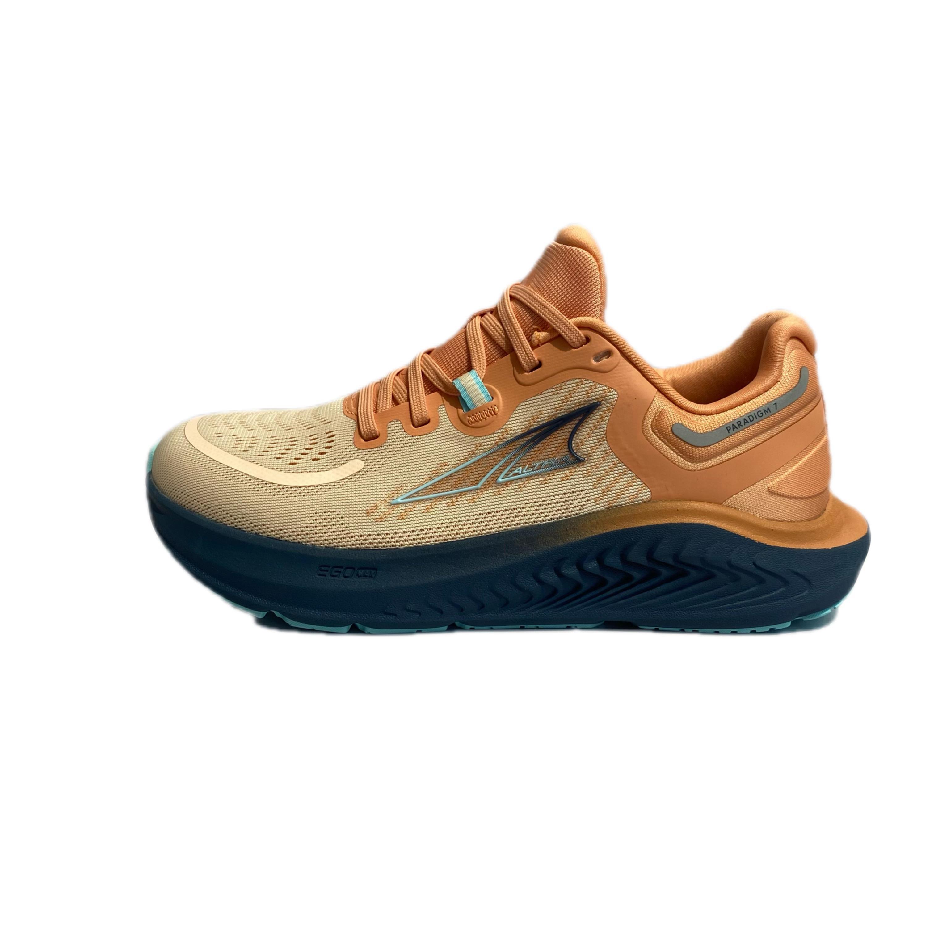 (Women) Altra PARADIGM 7 Brown Low-Top Supportive Lightweight Running Shoes AL0A82CG447