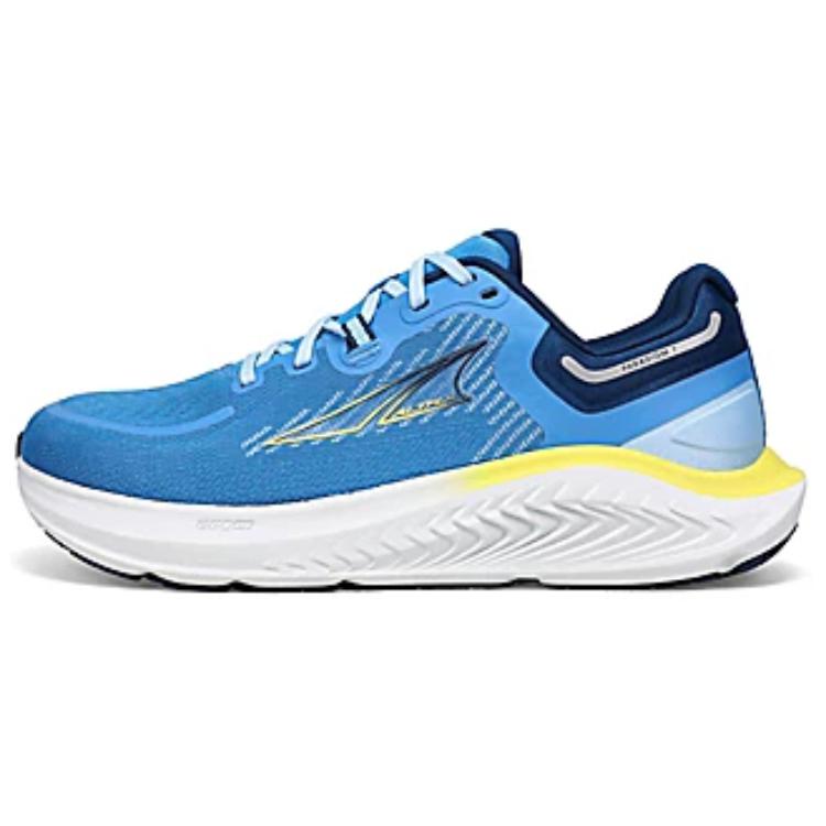 (Women) Altra Paradigm 7 Running Shoes Blue/White - Cushioned & Durable AL0A82CG440