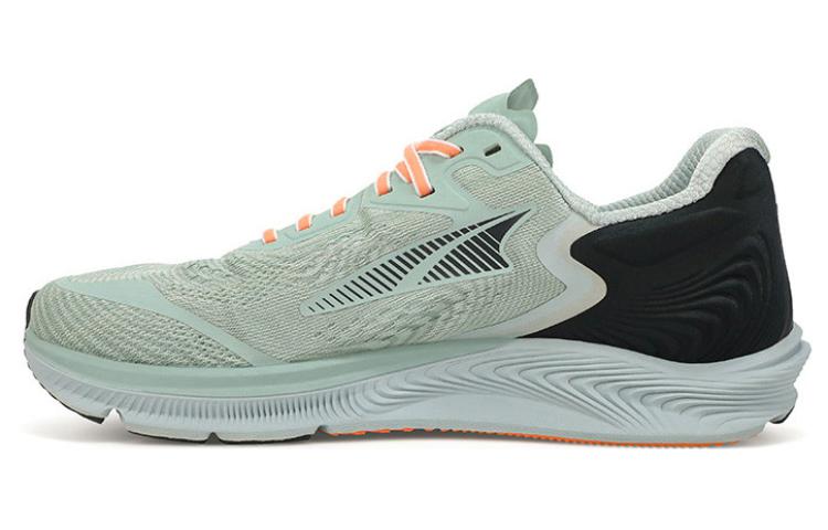 (Women) Altra Torin 5 Running Shoes Grey Pink - Mesh Cushioning Low-top AL0A547X007