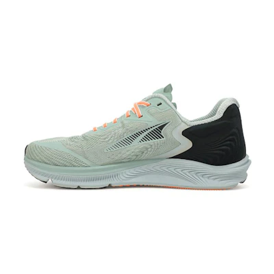 (W) Altra Torin 5 Running Shoes Grey Pink - Mesh Cushioning Low-top
