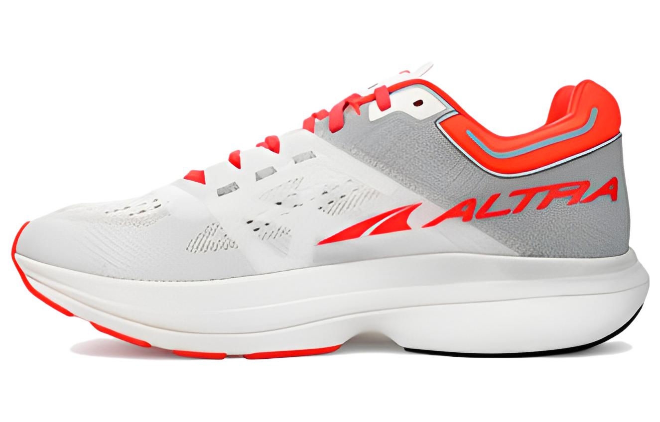 (Women) Altra Vanish Tempo Running Shoes White/Red Anti-Slip Durable AL0A7R7F161