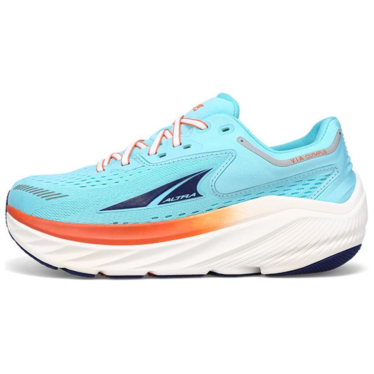 (Women) Altra Via Olympus Cushioning Running Shoes - Sky Blue AL0A82CR444