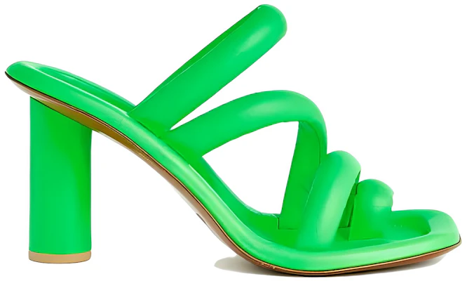 (Women) AMBUSH 'Green Square Toe Block Heel' BWIH008S23LEA0017000 Order (Women) AMBUSH 'Green Square Toe Block Heel' BWIH008S23LEA0017000