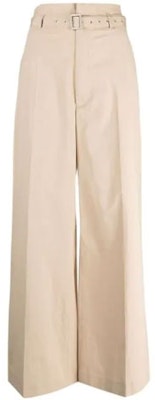 (W) Pantalones Beige de Pierna Recta AMBUSH con Cinturón de Color Sólido. BWCA010S21FAB0016200 Buy (W) Pantalones Beige de Pierna Recta AMBUSH con Cinturón de Color Sólido. BWCA010S21FAB0016200