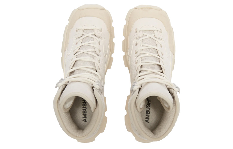 Lookbook (W) AMBUSH Bota 'Beige con Cordones de Moda' BWIE007F22LEA0016161