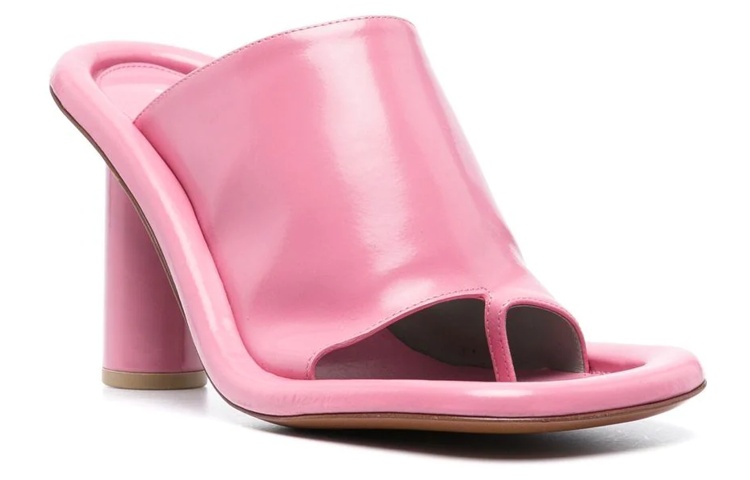(W) AMBUSH Calf Leather Slip-On High Heel Sandal 'Pink' 圖 2