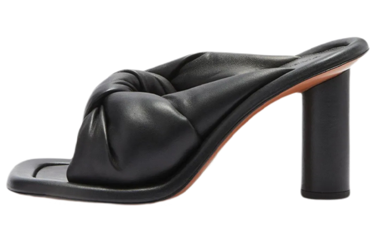 (Women) AMBUSH Chunky Heel Sandal 'Black' BWIJ002S22LEA0011000