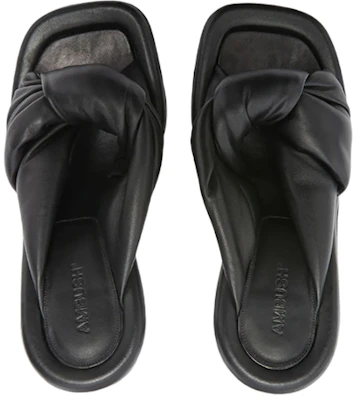 (W) Sandal Tumit AMBUSH 'Hitam' BWIJ002S22LEA0011000 Lookbook (W) Sandal Tumit AMBUSH 'Hitam' BWIJ002S22LEA0011000