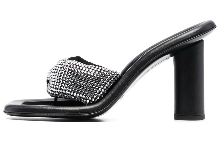 (Women) AMBUSH Cushioned High Heel Sandal 'Black' BWIH001F21LEA0011072