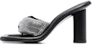(W) Sandal Tumit Tinggi Beralas AMBUSH 'Hitam' BWIH001F21LEA0011072