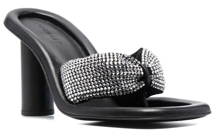 Order (W) Sandal Hak Tinggi AMBUSH Berbantal 'Hitam' BWIH001F21LEA0011072