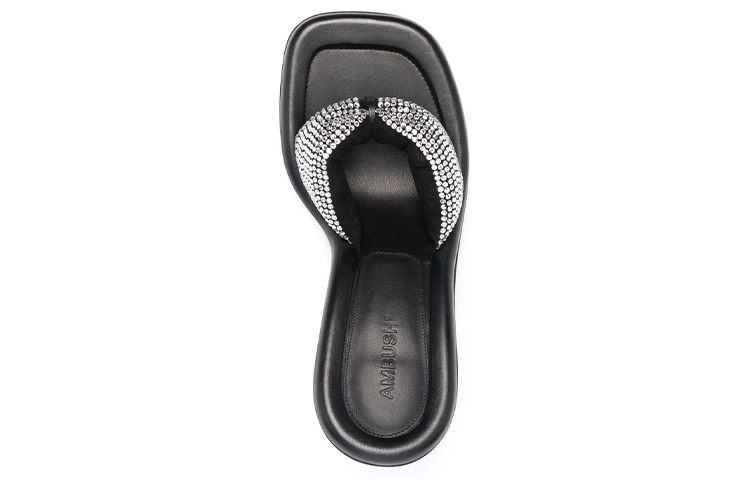 Shop (W) Sandal Hak Tinggi AMBUSH Berbantal 'Hitam' BWIH001F21LEA0011072