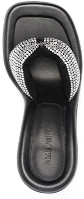 (W) AMBUSHクッションヒールサンダル (ブラック) BWIH001F21LEA0011072 Shop (W) AMBUSHクッションヒールサンダル (ブラック) BWIH001F21LEA0011072