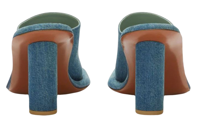 (W) AMBUSH Denim Chunky Heel Sandal 'Blue Fashion' 圖 4