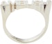 Lookbook (W) Anillo Decorativo Plateado con Letra Grabada Hueca de AMBUSH. BWOC022S23BRA0017200