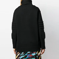 Shop (W) AMBUSH 2021秋冬黑色高領毛衣羊毛套頭衫 12111827BLACK