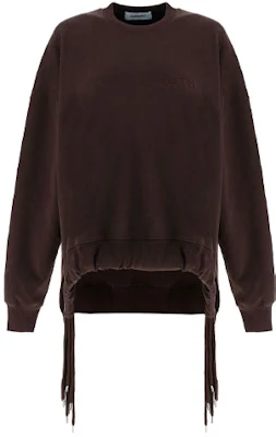 (W) Ambush FW21 棕色Logo長袖圓領時尚薄款衛衣 BWBA003F21FLE0016464 Order (W) Ambush FW21 棕色Logo長袖圓領時尚薄款衛衣 BWBA003F21FLE0016464