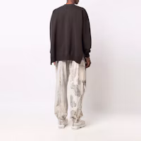 Shop (W) Ambush FW21 棕色Logo長袖圓領時尚薄款衛衣 BWBA003F21FLE0016464