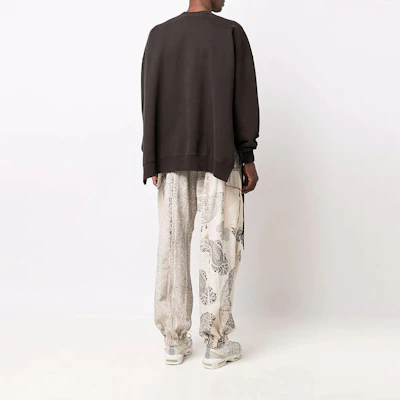 (W) Ambush FW21 棕色Logo長袖圓領時尚薄款衛衣 BWBA003F21FLE0016464 Shop (W) Ambush FW21 棕色Logo長袖圓領時尚薄款衛衣 BWBA003F21FLE0016464