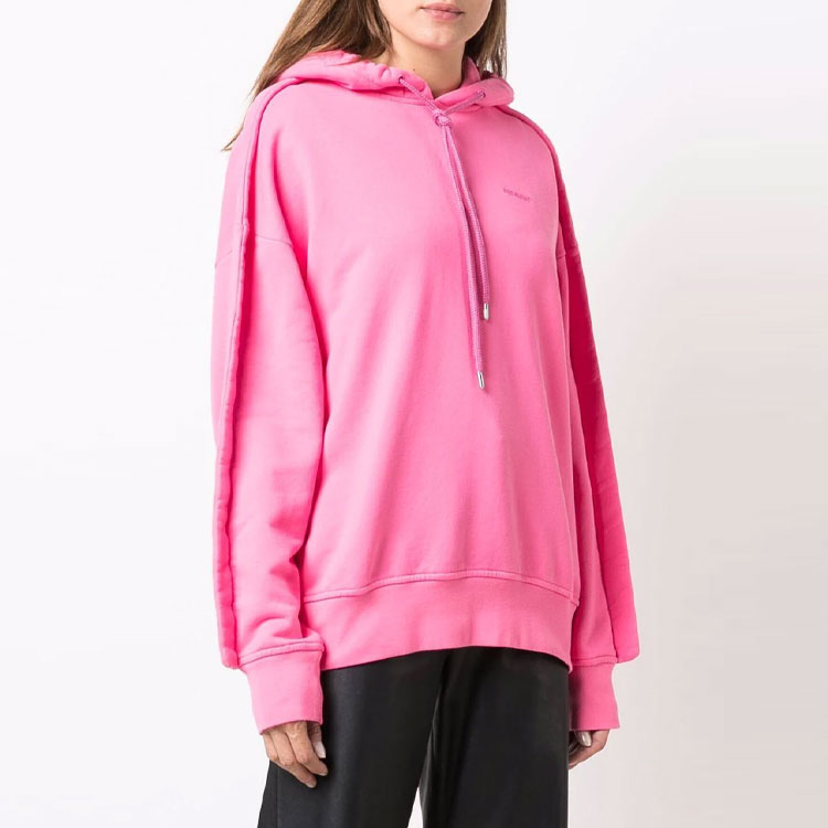 Purchase (W) AMBUSH 2021秋冬粉色刺绣标志连帽衫. BWBB006F21FLE0013030