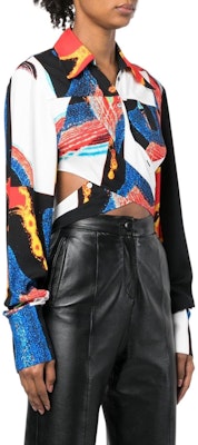 (W) AMBUSH 秋冬款22 抽象印花镂空长袖衬衫 多色款 BWGA039F22FAB0028400 Purchase (W) AMBUSH 秋冬款22 抽象印花镂空长袖衬衫 多色款 BWGA039F22FAB0028400