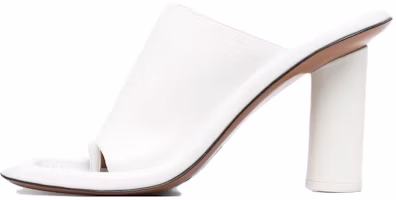 (Women) AMBUSH Heeled Leather Slides 'White' BWIJ001S21LEA0010300 (Women) AMBUSH Heeled Leather Slides 'White' BWIJ001S21LEA0010300